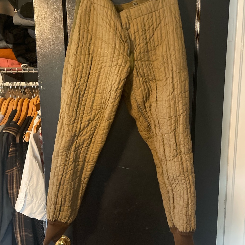 Vintage Japanese bomber pants purchased at Rose Bowl